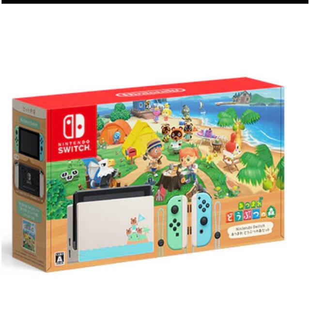 新品 Nintendo Switch本体　あつまれどうぶつの森同梱版