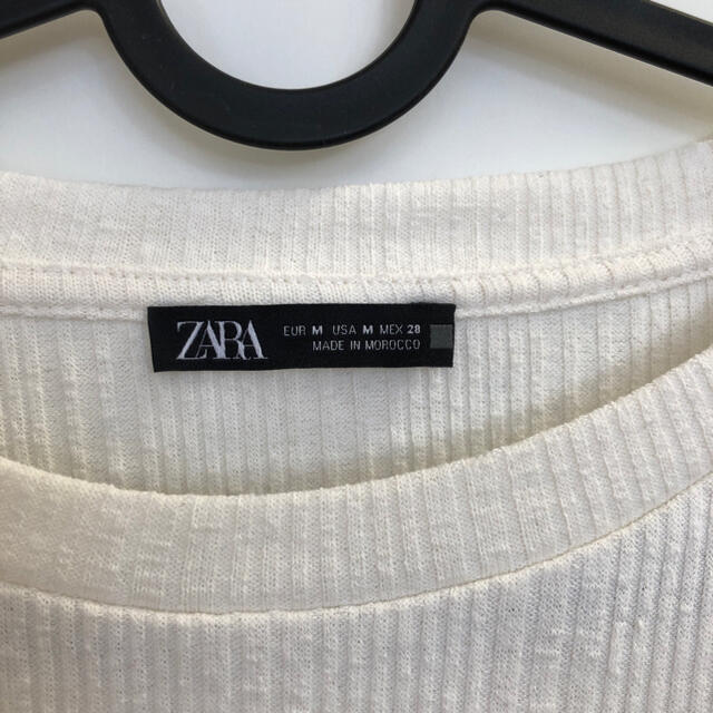 ZARA(ザラ)の新品未使用♡ZARA♡肩フリル トップス レディースのトップス(カットソー(長袖/七分))の商品写真