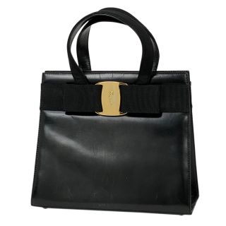 サルヴァトーレフェラガモ(Salvatore Ferragamo)のサルヴァトーレフェラガモ ヴァラリボン ハンドバッグ レディース 【中古】(ハンドバッグ)