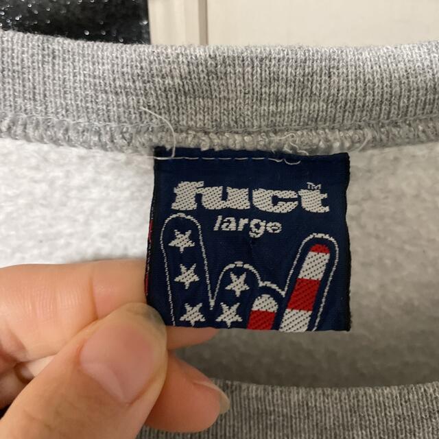 FUCT(ファクト)の90s FUCT サークルロゴ　スウェット　usa製　hide メンズのトップス(スウェット)の商品写真