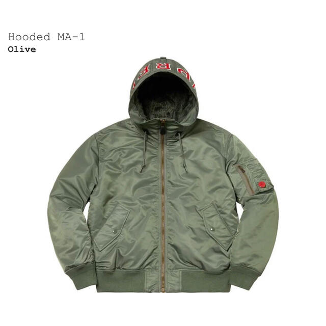 Supreme(シュプリーム)のSupreme 2021FW Hooded MA-1 メンズのジャケット/アウター(ナイロンジャケット)の商品写真