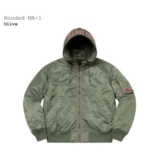 Supreme 2021FW Hooded MA-1 L