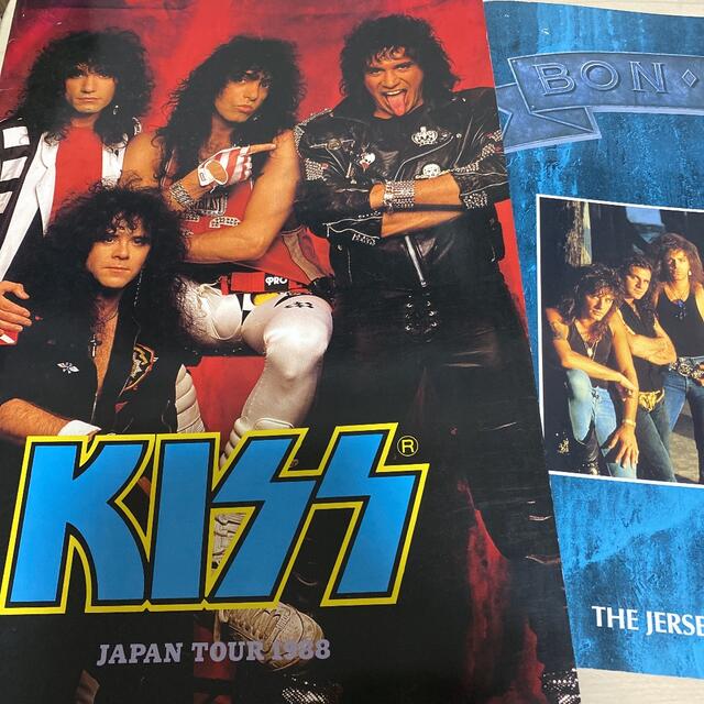 KISS キッス　BON JOVI ボンジョビ　ツアーパンフレット