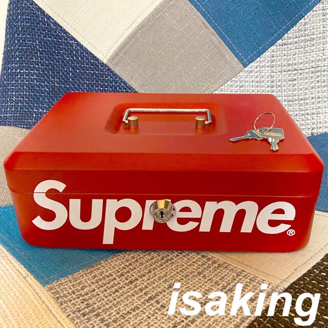 レッドサイズsupreme 17AW Lock Box led 金庫 工具入れ 赤