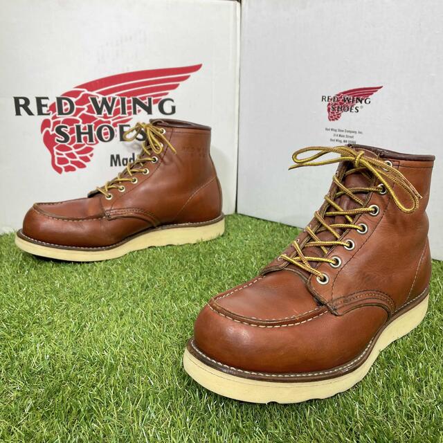 REDWING(レッドウィング)の【安心品質0578】箱付　旧タグ875レッドウイングUS7送料無料ブーツ廃盤 メンズの靴/シューズ(ブーツ)の商品写真