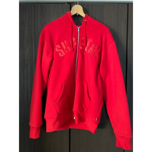 Supreme Arc Logo Thermal Zip Up Sweatshirt