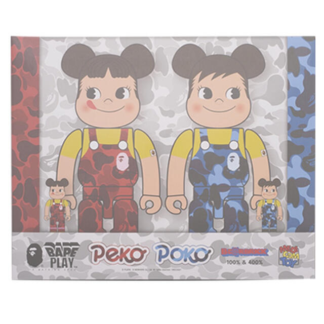 メーカー直送】 ベアブリック ペコちゃん ポコちゃん BE@RBRICK 100