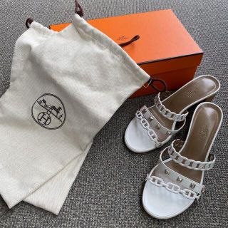 エルメス(Hermes)のエルメス　アジャッジオ サンダル 36 (サンダル)