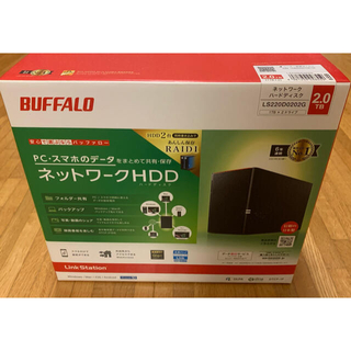 バッファロー(Buffalo)の新品　未使用　BUFFALO  LS220D0202G(PC周辺機器)