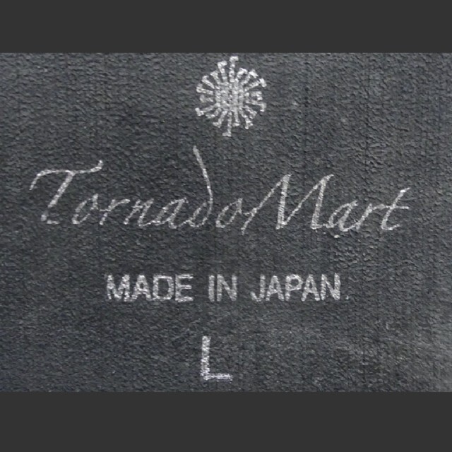 TORNADO MART(トルネードマート)の日本製 TORNADOMART レザーロングブーツ L 本革 ベルト ヒール メンズの靴/シューズ(ブーツ)の商品写真