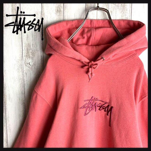 stussy パーカー ベーシック フーディー 公式サイト完売 L 美品