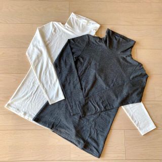 ユニクロ(UNIQLO)のユニクロ ヒートテック 極暖 タートル レディースM 2枚組(Tシャツ(長袖/七分))