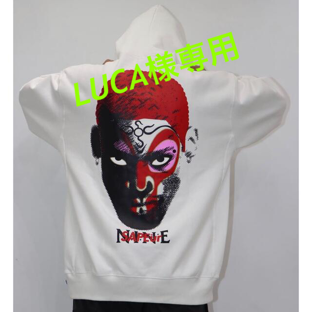 Nine Rulaz Line × SAPEur □HOODIE□WHT メンズのトップス(パーカー)の商品写真