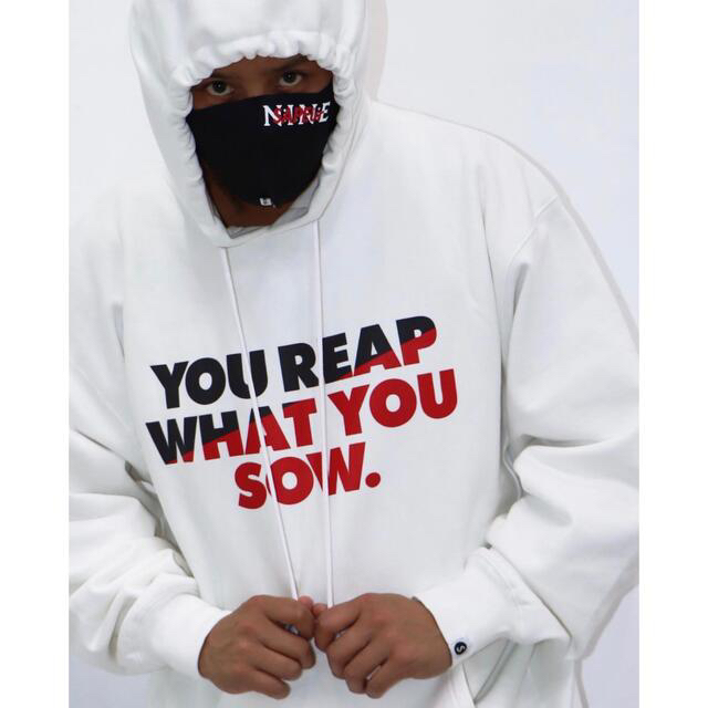 Nine Rulaz Line × SAPEur □HOODIE□WHT メンズのトップス(パーカー)の商品写真