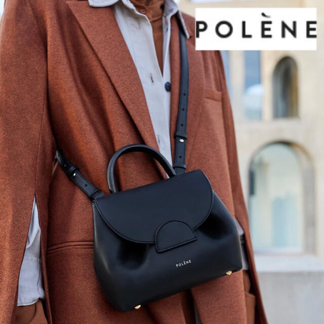 美品☆試着のみ‼︎【POLENE】ポレーヌ レザー ショルダーバッグ