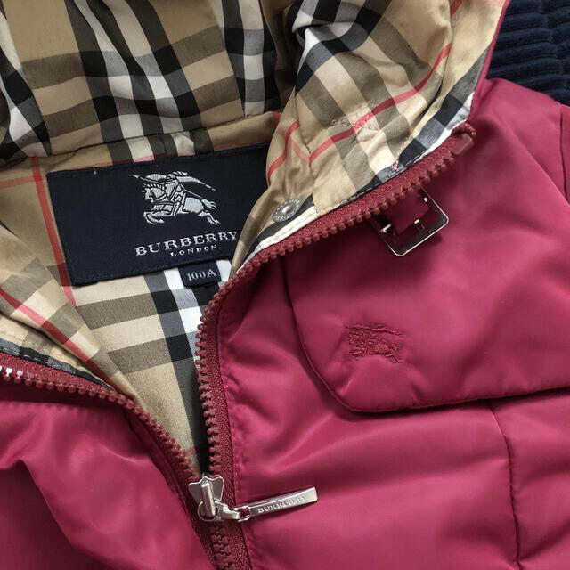 BURBERRY(バーバリー)のBURBERRY / キッズ ダウンジャケット　100Aサイズ キッズ/ベビー/マタニティのキッズ服女の子用(90cm~)(ジャケット/上着)の商品写真