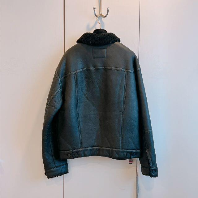 カラーブラックAlexander Wang レザームートンジャケット