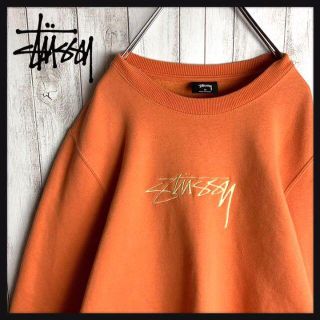 STUSSY - 【希少カラー】ステューシー☆センター刺繍 スウェット 入手