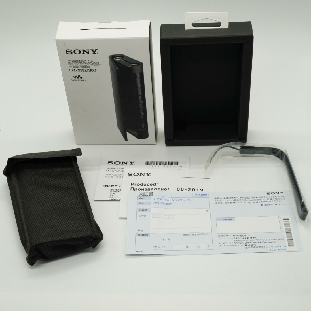 SONY - SONY WALKMAN NW-ZX300G 本体 セットの通販 by GYAMI@STYLE