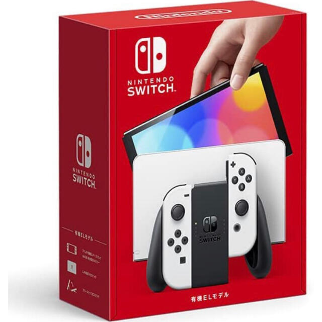 Nintendo Switch(ニンテンドースイッチ)のNintendo Switch 有機EL ホワイト エンタメ/ホビーのゲームソフト/ゲーム機本体(家庭用ゲーム機本体)の商品写真