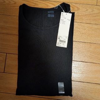 ユニクロ(UNIQLO)のユニクロ ヒートテック コットンクルーネックT/ XL (Tシャツ(長袖/七分))