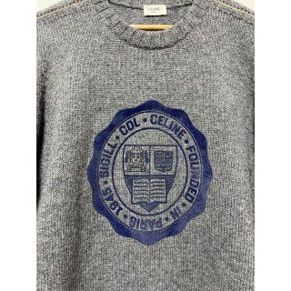 セリーヌ CELINE Crest Crew NECK KNIT ニット L odmalihnogu.org