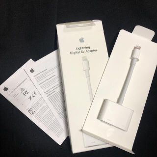 アップル(Apple)の純正★APPLE Lightning Digital AV Adapter(映像用ケーブル)