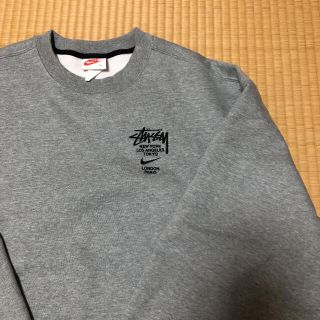 ステューシー(STUSSY)のMサイズ　STUSSY×NIKE NRG ZR CREW FLEECEスウェット(スウェット)