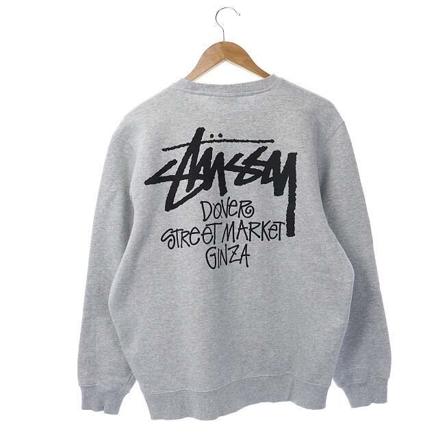 海外限定 ステューシー Stussy トレーナー グレー L 裏起毛