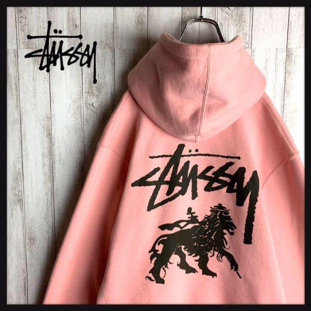 STUSSY - 【希少デザイン】ステューシー☆バックプリント パーカー ...