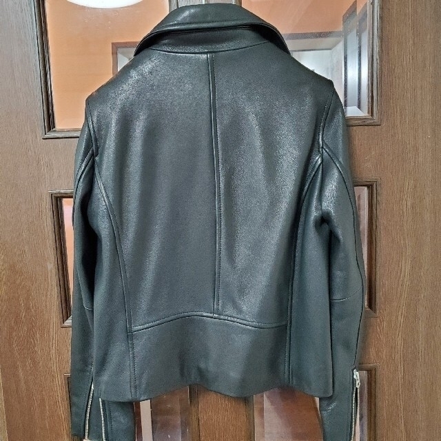 JEANASIS ジーナシス Wレザー ライダースジャケット 驚きの値段 3770円
