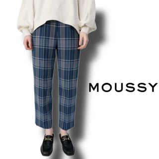 マウジー(moussy)の【MOUSSY】 CHECK TUCK パンツ(カジュアルパンツ)