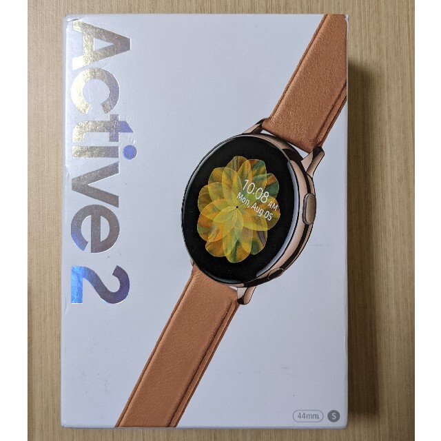 【ほぼ新品】Galaxy Watch Active2 ゴールド 44ミリ スマホ/家電/カメラのスマホアクセサリー(その他)の商品写真