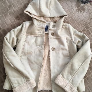 ギャップキッズ(GAP Kids)の【美品】GAP キッズ ムートンコート(コート)