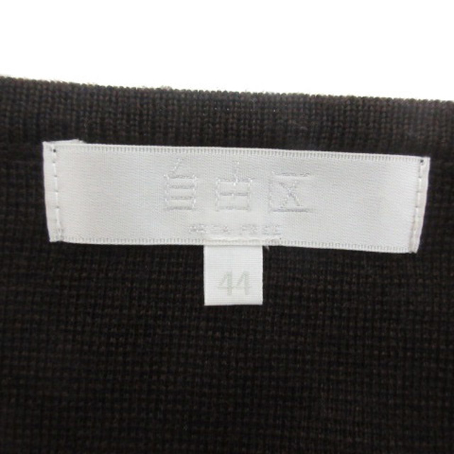 自由区(ジユウク)の自由区 オンワード樫山 ボーダー ニット 長袖 セーター 大きいサイズ レディースのトップス(ニット/セーター)の商品写真