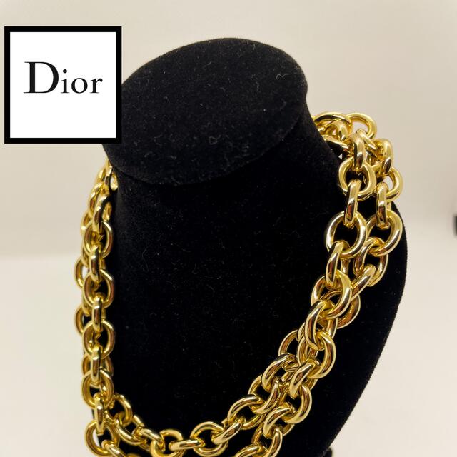 ネックレス✨極美品✨Dior チェーン ロング ネックレス ゴールド