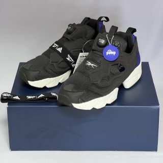 リーボック(Reebok)のReebok Instapump Fury Boost Black Blue(スニーカー)