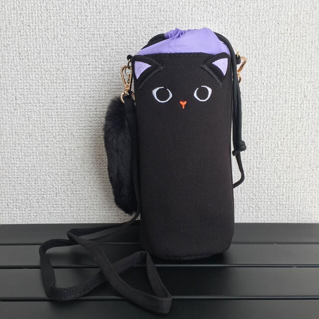 Starbucks Coffee(スターバックスコーヒー)の台湾 スターバックス ハロウィン 黒猫 ドリンクホルダー 小物入れ バッグ 猫 レディースのバッグ(エコバッグ)の商品写真