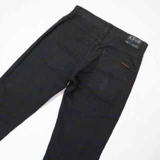 ヌーディジーンズ(Nudie Jeans)のヌーディージーンズ SLIM JIM ブラックコーティングデニムパンツ W28(デニム/ジーンズ)