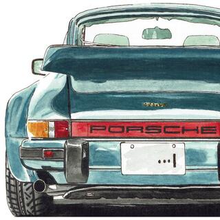 Porsche - GC-462ポルシェ944/930turbo限定版画サイン額装作家平右ヱ門 