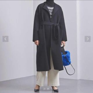 ユナイテッドアローズ(UNITED ARROWS)のユナイテッドアローズ　UGCBダブルフェイスノーカラーコート(ロングコート)