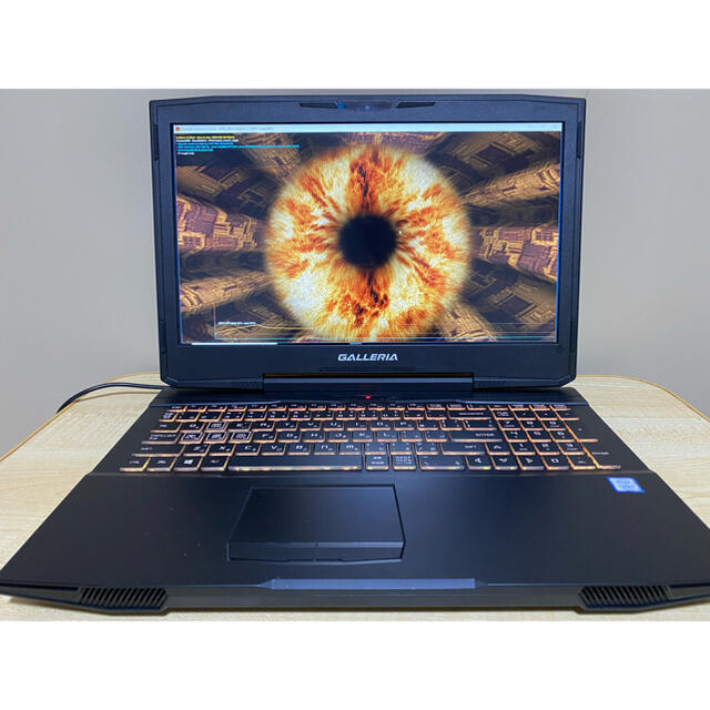 GALLERIA gkf1050TGT i7 7700HQ 8gb /256gb-