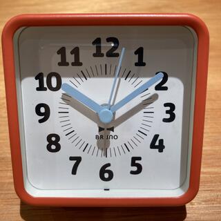 【新品・未使用】BRUNO レトロポップアラームクロック　赤　置き時計　目覚まし
