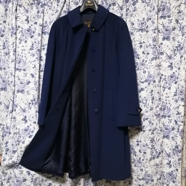 美品】Burberrys アンゴラ ウール ステンカラーコート 美品】Burberrys アンゴラ ウール ステンカラーコート
