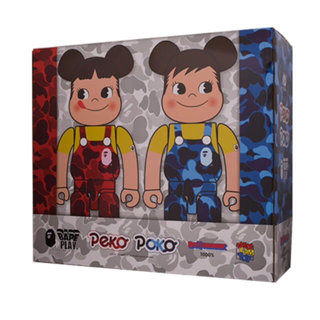 BE@RBRICK BAPE(R) × ペコちゃん & ポコちゃん 1000% | wic-capital.net