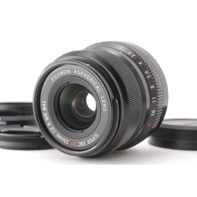 超安い R F2 23mm XF FUJIFILM ■新品級■ - 富士フイルム WR 元箱付 付属品完備 レンズ(単焦点)