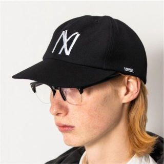 ワンエルディーケーセレクト(1LDK SELECT)のCOMESANDGOES 21AW BLACK YANKEES CAP(キャップ)