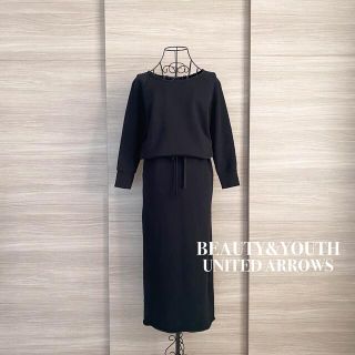 ビューティアンドユースユナイテッドアローズ(BEAUTY&YOUTH UNITED ARROWS)のビューティ&ユースユナイテッドアローズ　スウェットラグランワンピース(ロングワンピース/マキシワンピース)