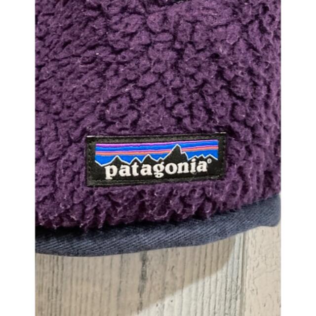 patagonia(パタゴニア)のpatagonia パタゴニア パイルフリース レトロフーディー パープル S レディースのジャケット/アウター(ブルゾン)の商品写真