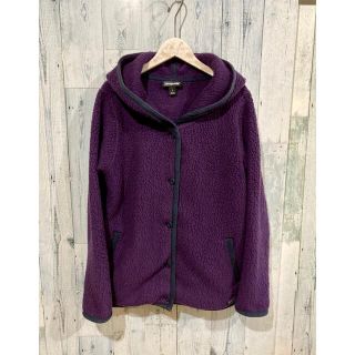 パタゴニア(patagonia)のpatagonia パタゴニア パイルフリース レトロフーディー パープル S(ブルゾン)